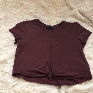 maroon forever 21 top